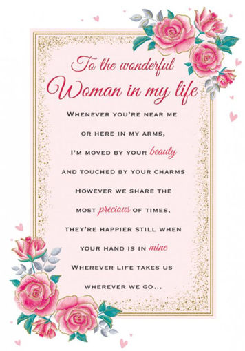Picture of WOMAN IN MY LIFE CARD